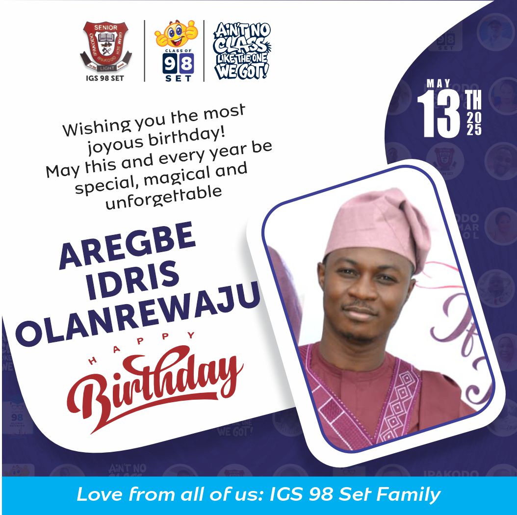 Aregbe Idris Olanrewaju